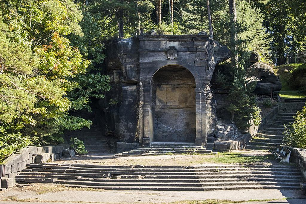 Hotel Garni Belveder Hřensko Exterior foto